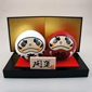 Japanese Kokeshi Doll - Kofukudaruma set (Happy daruma) 
